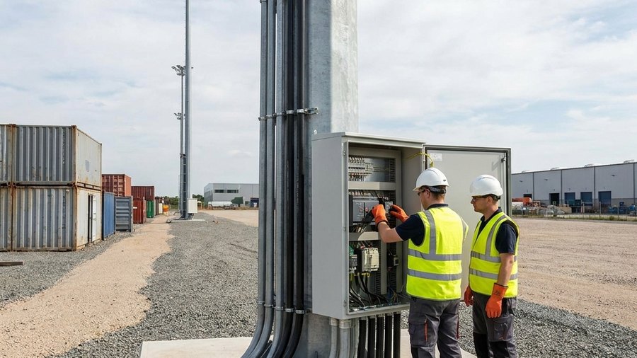 Instalasi Elektrikal Highmast dan Smart IoT UNO Solusi Teknik