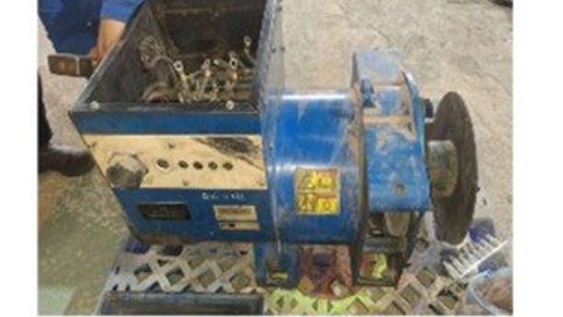 Inspection Alternator 80 kVA REA Kaltim exciter rotor fail rectifier short dan bearing area out tolerance