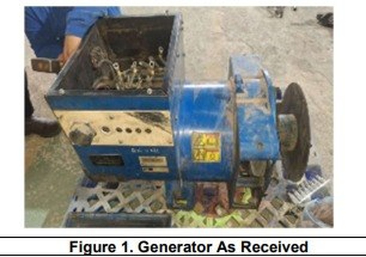 Alternator 80 kVA REA Kaltim saat diterima