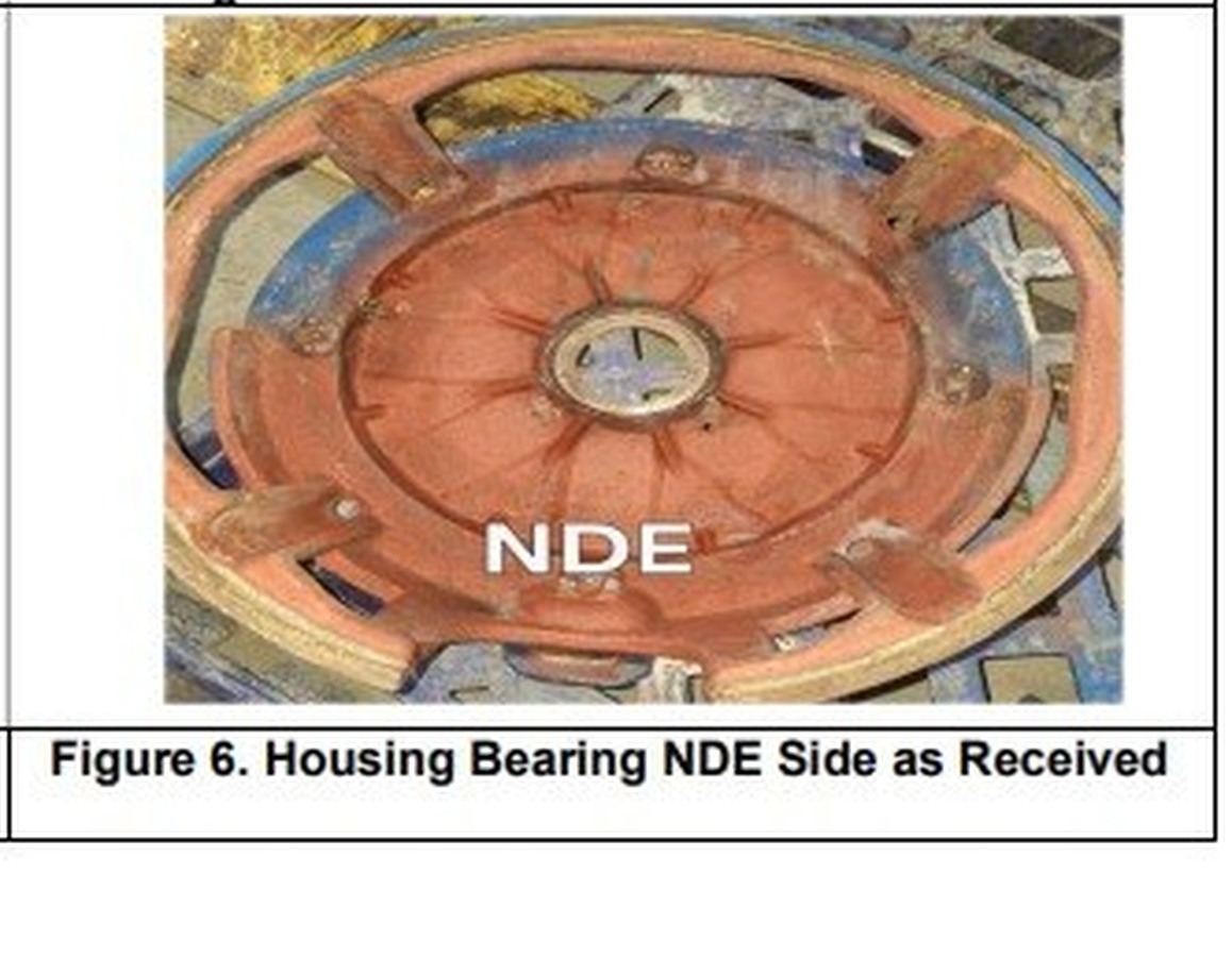 Housing bearing NDE alternator 80 kVA REA Kaltim