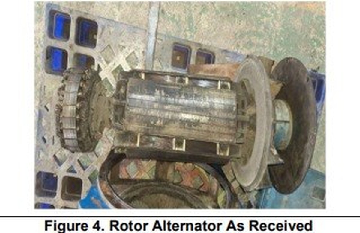 Rotor alternator 80 kVA REA Kaltim