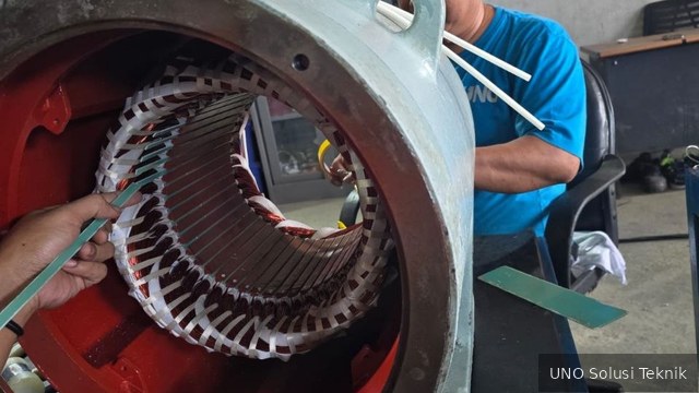 Proses Insert Kawat Tembaga ke Stator