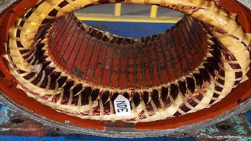 Rewinding Motor Backwash UF A 15KW PLTU Kaltim Teluk
