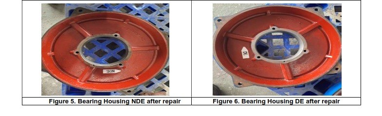 Housing bearing setelah repair machining
