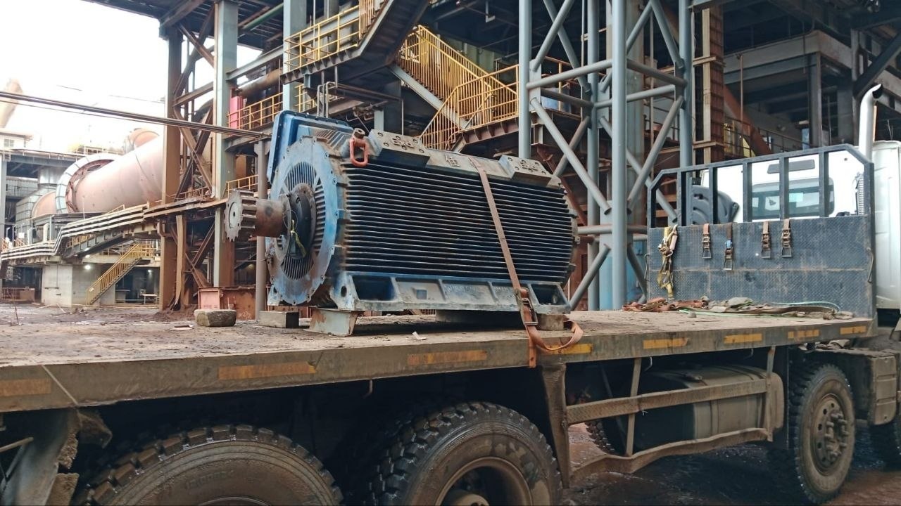 Motor 630KW 11kV Jiamusi Bearing Failure MMP