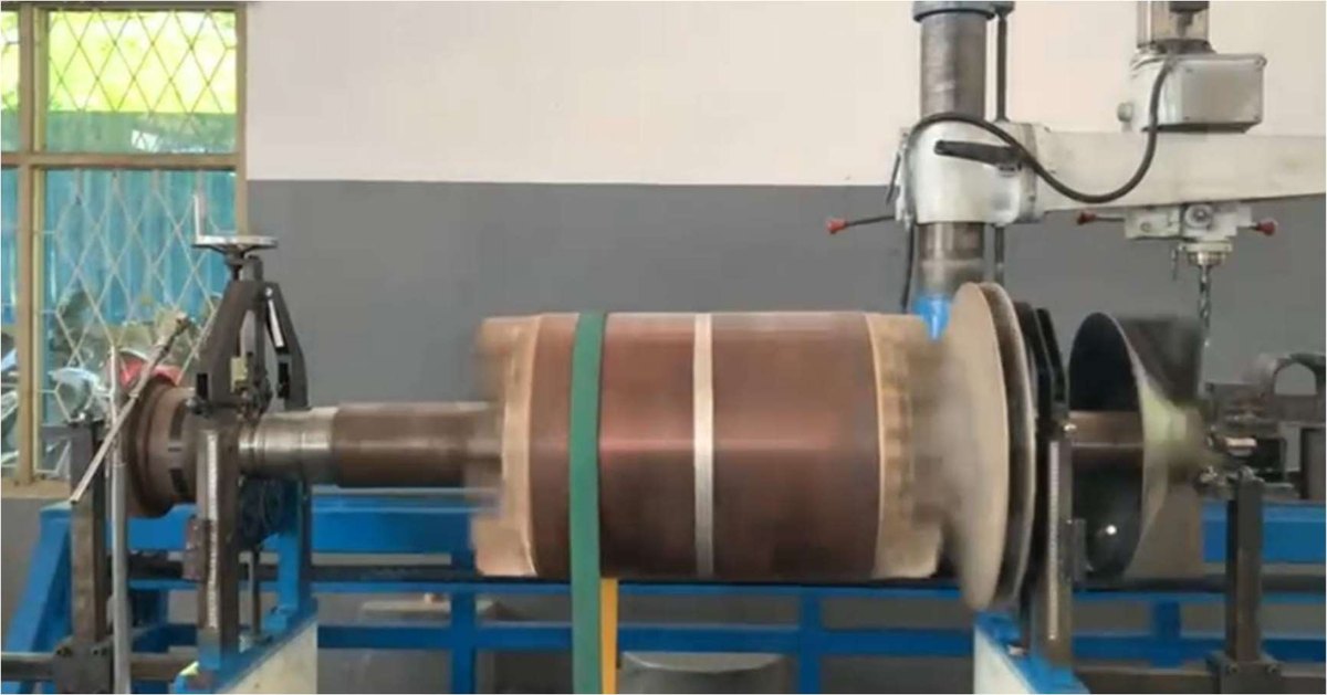 Rotor balancing motor Siemens 800KW BCL