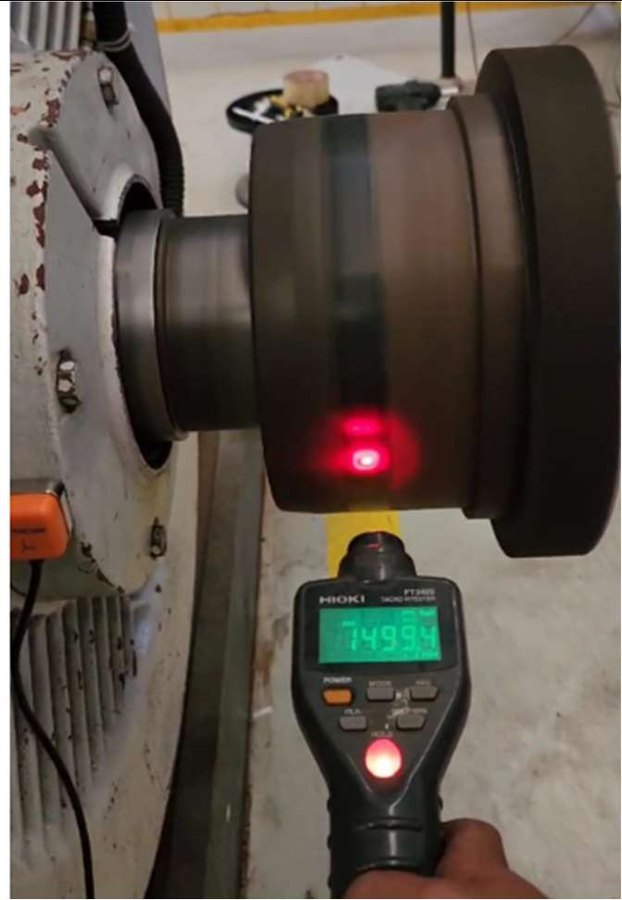 RPM running test motor Siemens 800KW BCL