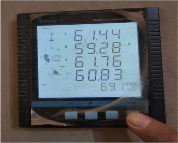 Current running test motor Siemens 800KW BCL