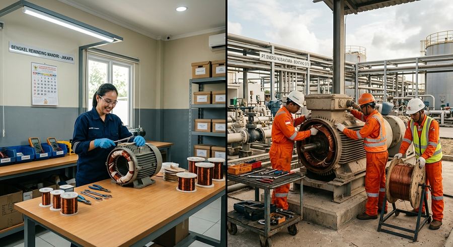 Rewinding Motor Listrik