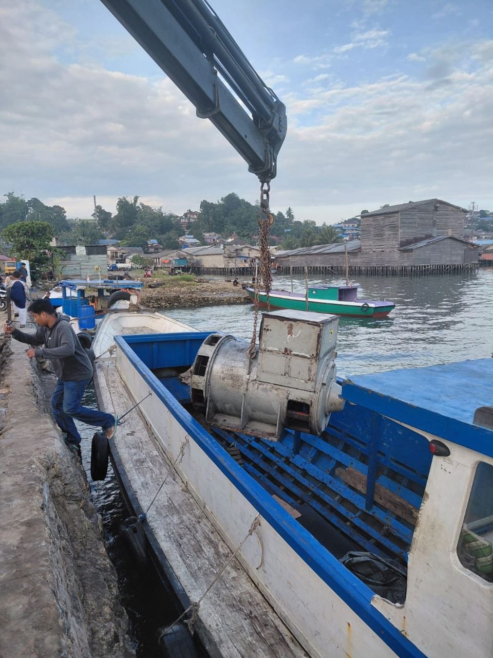 Motor Rewinding 1432 kVA dari Sea Bridge Shipping
